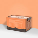 Foldable Book Box Plastic Storage Box, S Mint Blue, S Banana Yellow, S Sunset Orange, M Mint Blue, M Banana Yellow, M Sunset Orange, L Mint Blue, L Banana Yellow, L Sunset Orange