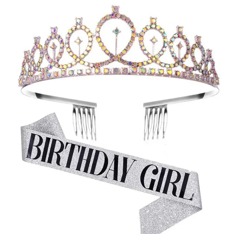 WM-02 Crystal Diamond Birthday Party Wedding Updo Crown, Color: Gold Queen Set1, Silver, Gold, Rose Gold, AB Diamond, Gold Queen, AB Silver Queen, Silver Queen, Rose Gold Queen, Golden Queen, Silver Girl, AB Gold Girl, Gold Girl, Rose Gold Girl