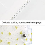 CAIUL 3 Inch PVC Photo Album Large Capacity Collection Commemorative Book, Purple Stream Sand, Pink Stream Sand, Blue Stream Sand, Golden Stars, Cute Daisy