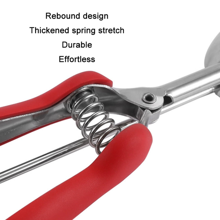 304 Stainless Steel Silicone Handle Ice Cream Scoop, Diameter, 4cm, 5cm, 6cm