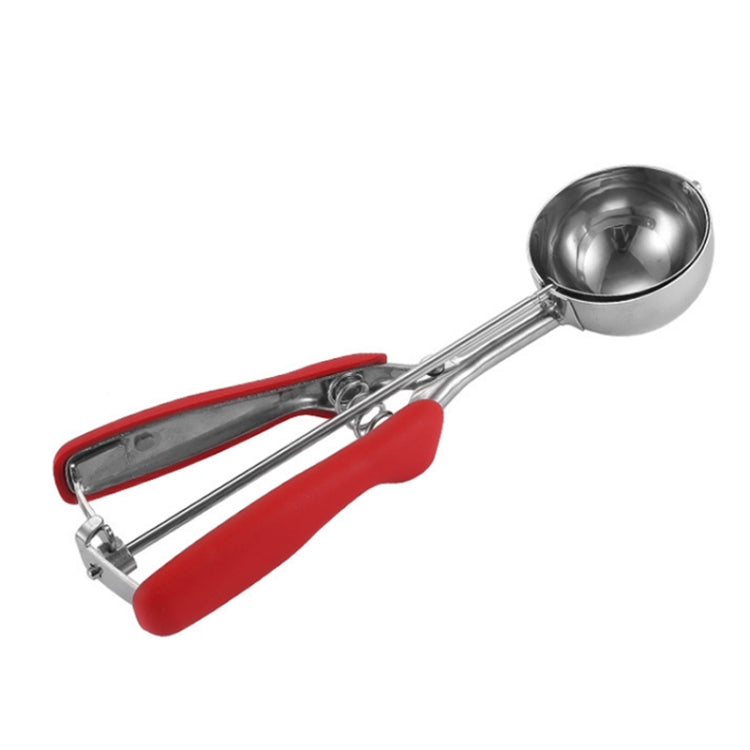 304 Stainless Steel Silicone Handle Ice Cream Scoop, Diameter, 4cm, 5cm, 6cm