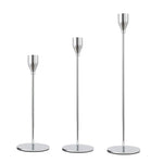 3 PCS / Set Home Decoration Wedding Wrought Iron Candle Holder, Style:, 3 PCS / Set Thin Bottom (Black), 3 PCS / Set Thin Bottom (Imitation Gold), 3 PCS / Set Thin Bottom (Silver), 3 PCS / Set Thin Bottom (Gold), 3 PCS / Set Thick Bottom (Black)       ...
