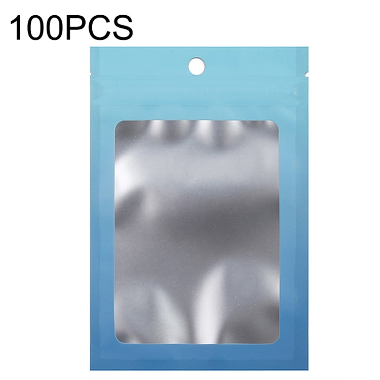 100PCS Aluminum Foil Ziplock Bag Jewelry Data Cable Sealed Packaging Bag, Size:, 7.5x10cm (Pink Gradually Purple), 7.5x10cm (Blue Gradually Pink), 7.5x10cm (Blue Gradient), 7.5x10cm (Yellow Gradient), 8.5x13cm (Pink Gradually Purple)                   ...
