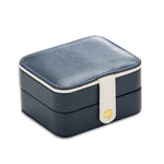 SH688-58 Square Double-Layer PU Earring Storage Jewelry Box, Double-Layer (Pink), Double-Layer (Light Blue), Double-Layer (White), Double-Layer (Navy Blue)