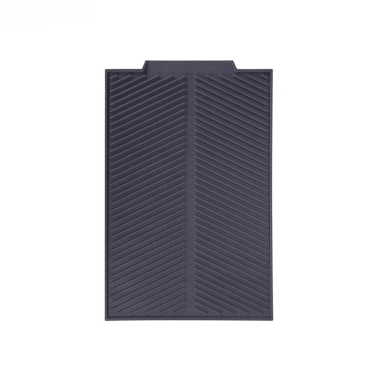 Silicone Drain Pad Kitchen Multifunctional Thermal Insulation Drying Pad, Green, Grey