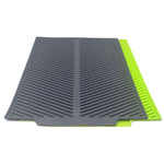 Silicone Drain Pad Kitchen Multifunctional Thermal Insulation Drying Pad, Green, Grey