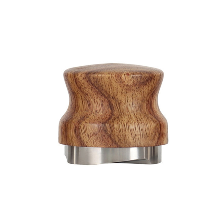 Pear Wood Stainless Steel Coffee Compressor, 51 mm, 53 mm, 58 mm