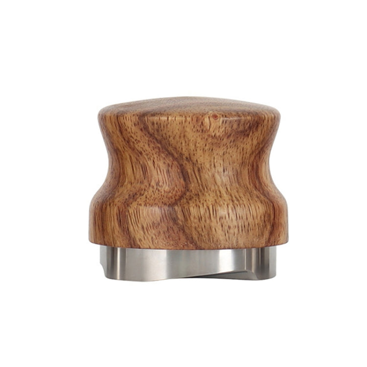 Pear Wood Stainless Steel Coffee Compressor, 51 mm, 53 mm, 58 mm