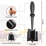 Meat Chopper Hand Held Stirring Grinder, Green, Black, Red