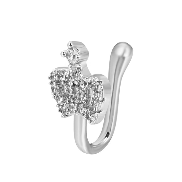 U-shaped Nose Clip Copper Inlaid With Zircon Nose Decoration, Color: G-189 Silver, G-364 Gold, G-365 Silver, G-247 Gold, G-248 Silver, G-251 Gold, G-252 Silver, G-253 Gold, G-254 Silver, G-235 Gold, G-236 Silver, G-231 Gold, G-232 Silver, G-249 Gold   ...