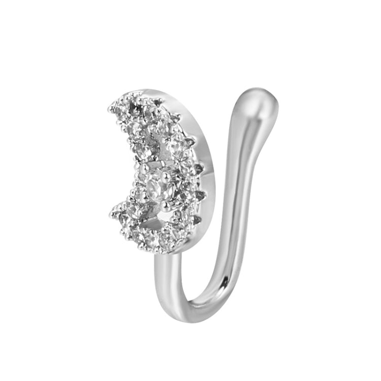 U-shaped Nose Clip Copper Inlaid With Zircon Nose Decoration, Color: G-189 Silver, G-364 Gold, G-365 Silver, G-247 Gold, G-248 Silver, G-251 Gold, G-252 Silver, G-253 Gold, G-254 Silver, G-235 Gold, G-236 Silver, G-231 Gold, G-232 Silver, G-249 Gold   ...