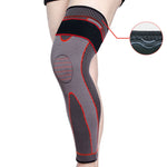 Nylon Knitted Riding Sports Extended Knee Pads, S, M, L