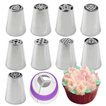 Stainless Steel Laminating Nozzle Set Cake DIY Laminating Nozzle Set Baking Tools, 7PCS/Set, 8PCS/Set, 9PCS/Set, 10PCS/Set, 11PCS/Set, 12PCS/Set, 14PCS/Set, 128PCS/Set