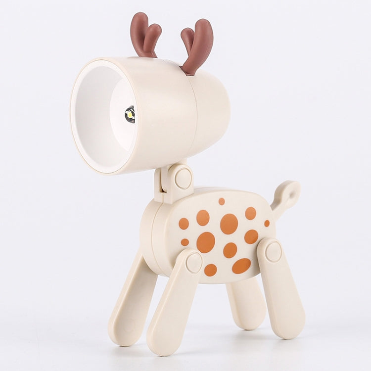TL-23 LED Mini Foldable Cartoon Desk Lamp Home Pet Shape Decoration Table Lamp, Spec:, Dog (Blue), Dog (Green), Dog (Pink), Dog (Beige), Dog (Orange）, Dog (Yellow), Deer (Blue), Deer (Green), Deer (Pink), Deer (Beige), Deer (Orange), Deer (Yellow)     ...