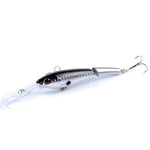 M0208 13.3cm/13.4g Lure Bionic Multi-section Mino Fake Lure Plastic Lure, M0208 5, M0208 6, M0208 1, M0208 2, M0208 3, M0208 4