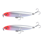 2 PCS CH79 Hard Bait Long Casting Sinking Pencil False Lure, Specification:, 8cm 10g, 8cm 14g, 10.4cm 18g