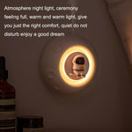 K-1101 Astronaut Automatic Timer Smart Aromatherapy Machine With Small Night Light, White, Pink