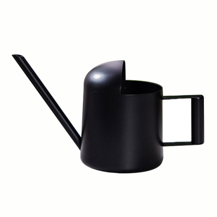 300ML Stainless Steel Watering Can with Long Spout, Bronze, Black