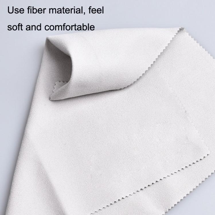 10PCS Wind Guitar Cleaning Cloth Piano Wipe Jean Cloth, Gray