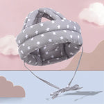 Baby Breathable Anti-fall Head Protective Cap Baby Protective Cap Toddler Bumper Cap, Spec:, Starfish, Pink Forest, Green Forest, Gray Forest, Pink Forest Antlers, Green Forest Antlers, Gray Forest Antlers, Starfish Antlers, Gray Cloud, Gray Star      ...