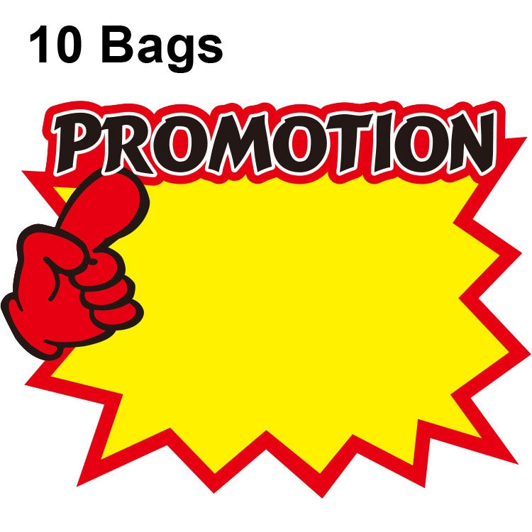 10 bags 21x15cm Explosion Sticker Product Price Tag Supermarket Price Label, WM201, WM202, WM203, WM205, WM206, WM207, WM208, WM209, WM210, WM211, WM212, WM213