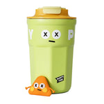 Cartoon Thermal Insulation Cup 316 Stainless Steel Coffee Mug Water Cup, Capacity:, 400ml Pink, 400ml Light Green, 400ml White, 400ml Purple