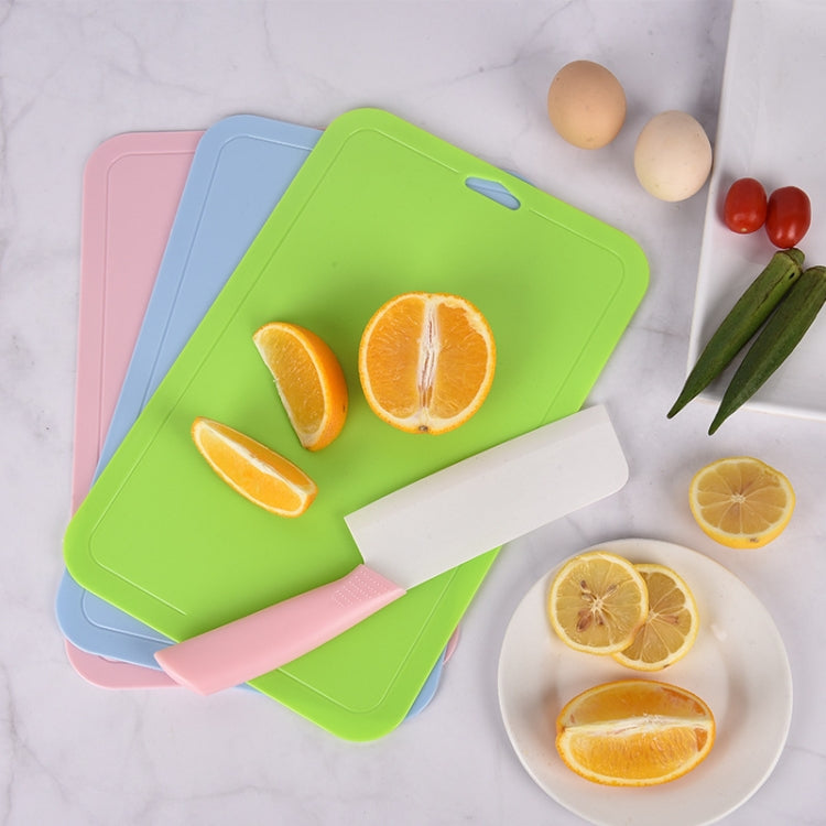 2pcs Baby Auxiliary Cutting Board Fruit and Vegetable Cutting Plastic Board, 2pcs Green, 2pcs Pink