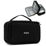 Baona Multifunctional Earphone Data Cable Digital Storage Bag, Spec:, Single-layer (Gray), Single-layer (Black), 2-layer (Gray), 2-layer (Black), Single-Layer Box (Gray), Single-Layer Box (Black), 2-layer Box (Gray), 2-layer Box (Black), XL (Gray)     ...