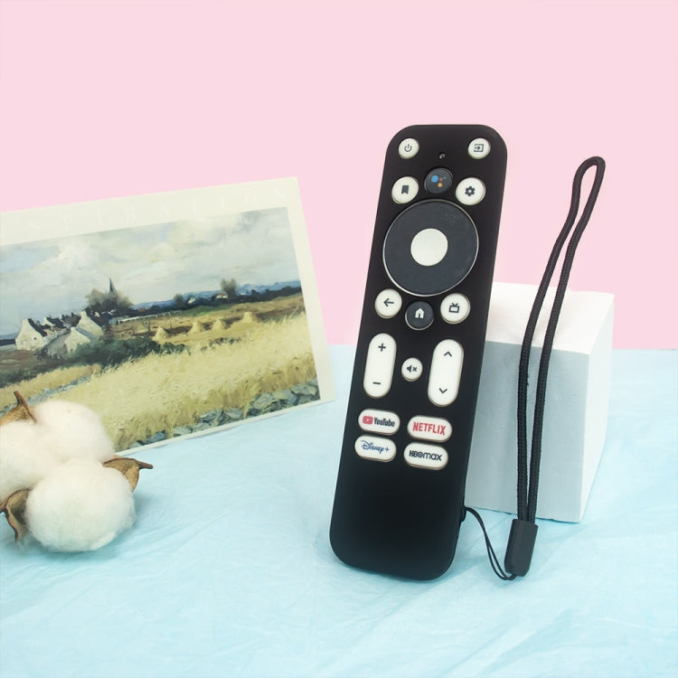 Y55 For ONN Android TV 4K UHD Streaming Device Anti-Fall Silicone Remote Control Cover