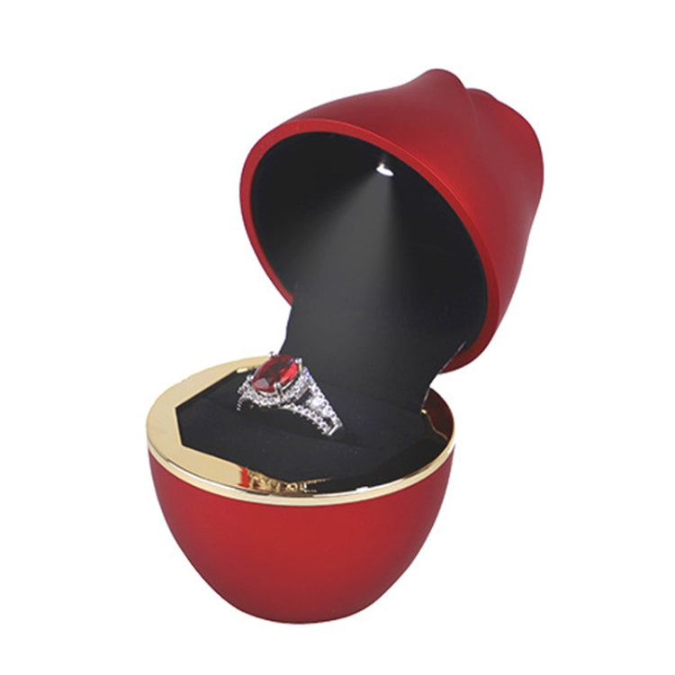 017257 Rose Shape LED Spotlight Ring Necklace Storage Box without Jewelry, Spec:, 017257 Ring(White), 017257 Ring(Pink), 017257 Ring(Green), 017257 Pendant(Red), 017257 Pendant(Royal Blue), 017257 Pendant(White), 017257 Pendant(Pink)                   ...