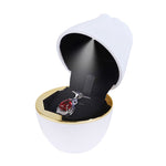 017257 Rose Shape LED Spotlight Ring Necklace Storage Box without Jewelry, Spec:, 017257 Ring(White), 017257 Ring(Pink), 017257 Ring(Green), 017257 Pendant(Red), 017257 Pendant(Royal Blue), 017257 Pendant(White), 017257 Pendant(Pink)                   ...