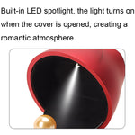 017257 Rose Shape LED Spotlight Ring Necklace Storage Box without Jewelry, Spec:, 017257 Pendant(Pink), 017257 Pendant(Green), 017257 Ring(Red), 017257 Ring(Royal Blue), 017257 Ring(White), 017257 Ring(Pink), 017257 Ring(Green), 017257 Pendant(Red)    ...