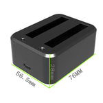 For Insta360 X3 A520 Panoramic Camera Batteries Charger Dual Charging Dock, For Insta360 X3 Dual Batteries