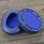 For Sony WH-XB910N XB910N 2pcs Headset Earmuffs Sponge Cover, For Sony WH-XB910N (Black), For Sony WH-XB910N (Blue)