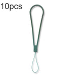 10pcs  Silicone Woven Pattern  Cell Phone Lanyard Anti-loss Hand Rope, Dark Night Green, White, Grass Purple, Light Green, Clove Purple, Antique White, Black, Red, Matcha Green, Lemon Yellow, Shallow Purple, Sand Pink, Sugar Orange, Tea Red            ...