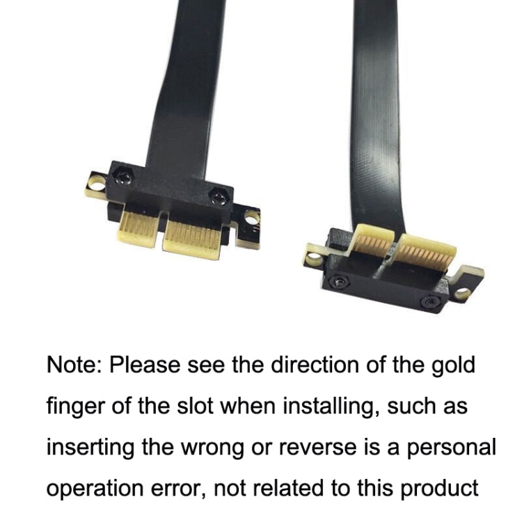 PCI-E 3.0 1X 90 Degrees Graphics Card / Wireless Network Card Extension Cable, Cable Length:, 5cm, 10cm, 15cm, 20cm, 25cm, 30cm, 40cm, 50cm