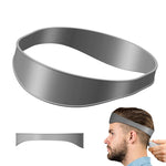 Salon Neck Hair Line Guide Barber Trim Ruler Hair DIY Tool Hair Trimming Template Tools, Non-adjustable (Blue), Non-adjustable (Red), Non-adjustable (Black), Non-adjustable (Grey)