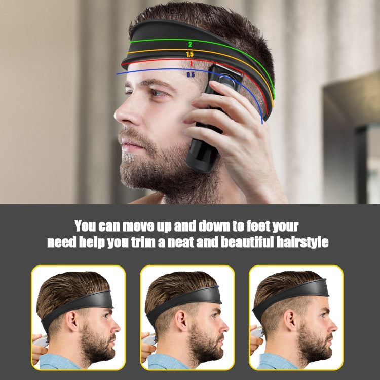 Salon Neck Hair Line Guide Barber Trim Ruler Hair DIY Tool Hair Trimming Template Tools, Non-adjustable (Blue), Non-adjustable (Red), Non-adjustable (Black), Non-adjustable (Grey)