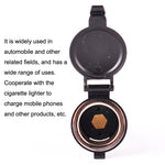 Car Cigarette Lighter Socket Waterproof Power Supply 120W/250W Modification 12/24V Cigarette Lighter Mother Seat, Cigarette Lighter Socket