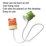 KD201 Portable Lamp Hanging Neck Reading LED Night Light, Style:, Little Deer (Blue+Brown)