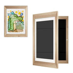 Children Art Frames Magnetic Front Open Frametory for Poster Photo Drawing Paintings Pictures, Wood, Plastic
