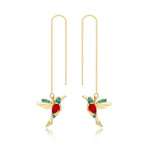 Long Ear Wire Women Simple Earrings, E2104-4 Red Bird, E2104-5 Blue Bird, E2210-1 Dual Ball C Clip, E2210-2 Pearl, E2210-3 Vermiculite, E2210-4 Crystal, E2210-5 Eyes, E2210-6 Moon, E2210-7 Four-pointed Star, E2210-8 Love, E2210-9 Bee, E2210-10 Butterfl...