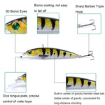 LB106 11cm/11.5g Lure Painted Bionic Fishing Bait Plastic Hard Bait, 1, 2, 3, 4, 5, 6, 7, 8, 9, 10, 11, 12, 13, 14, 15, 16, 17, 18