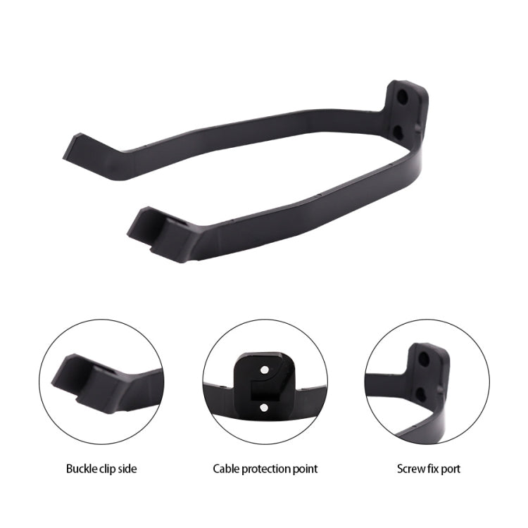 For Xiaomi M365 Electric Scooter Accessories, Fender+Bracket+Taillight, Black With Wrench, Black Without Wrench