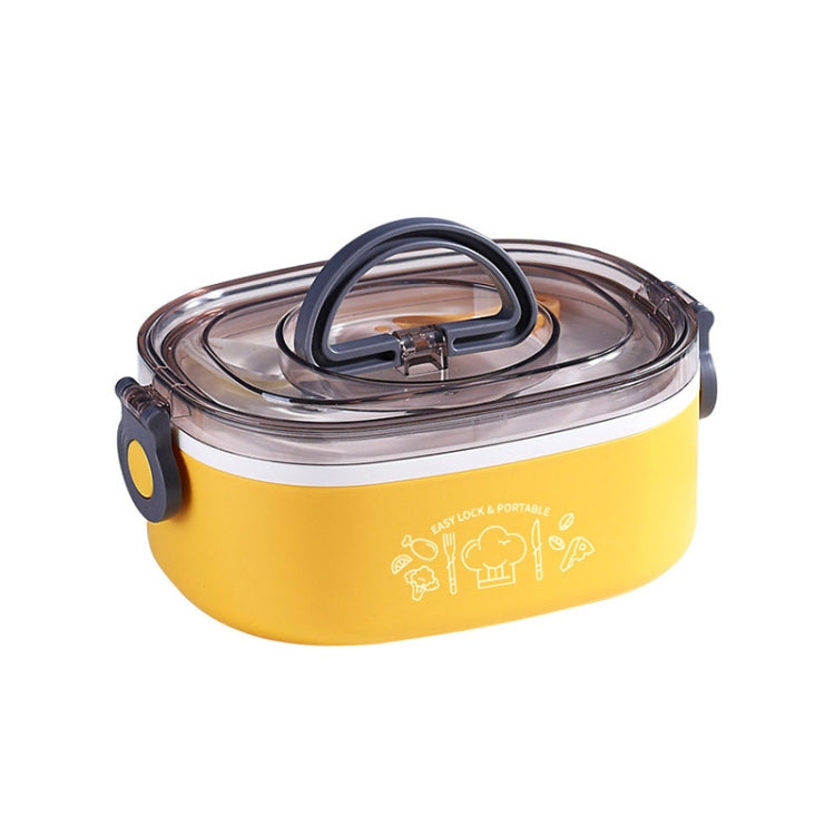 Large Capacity Oval Divided Portable Office Insulation Lunch Box, 600ml (Stainless Yellow), 600ml (Stainless Purple), 1.2L (Stainless Yellow), 1.2L (Stainless Purple), 600ml (Plastic Blue), 600ml (Plastic Yellow), 600ml (Plastic Purple)                ...