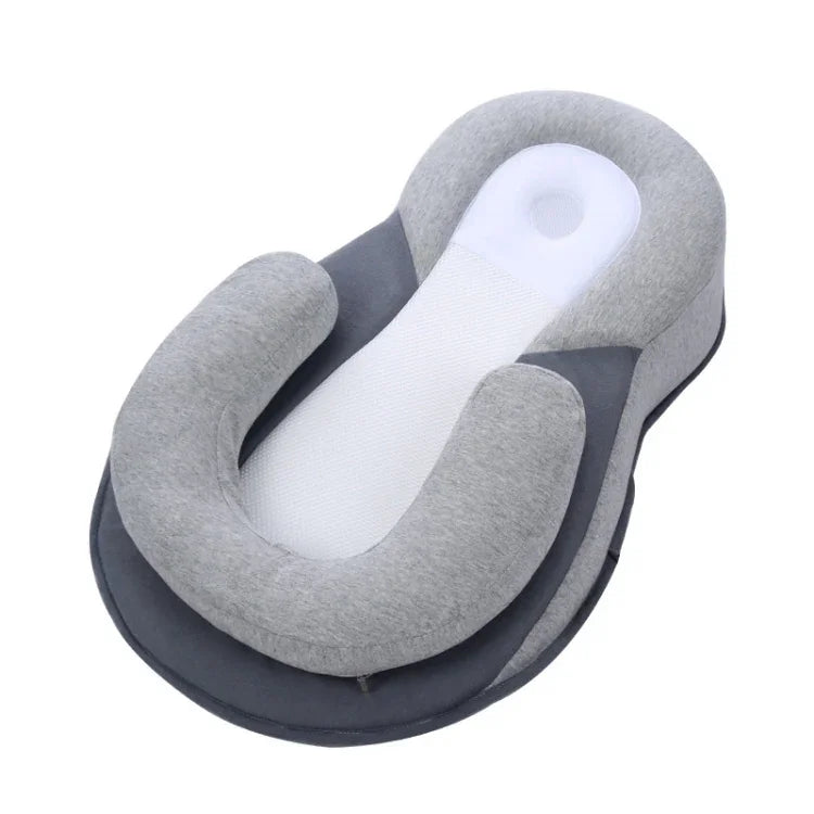 Baby Breastfeeding Pillow Lying Feeding Baby Anti-spitting Milk Slope Pad, Pillow Gray