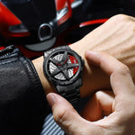 BINBOND D002 Car Hub Dial Multifunctional Waterproof and Wear-resistant Men's Watch