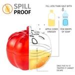 SK116 2pcs Small Pumpkin Fruit Fly Traps Fruit Flying Worm Catcher, (Red)