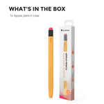 AhaStyle PT180-2 Silicone Protective Case Anti-Slip And Anti-Drop Capacitive Pen Case, For Apple Pencil 1, For Apple Pencil 2