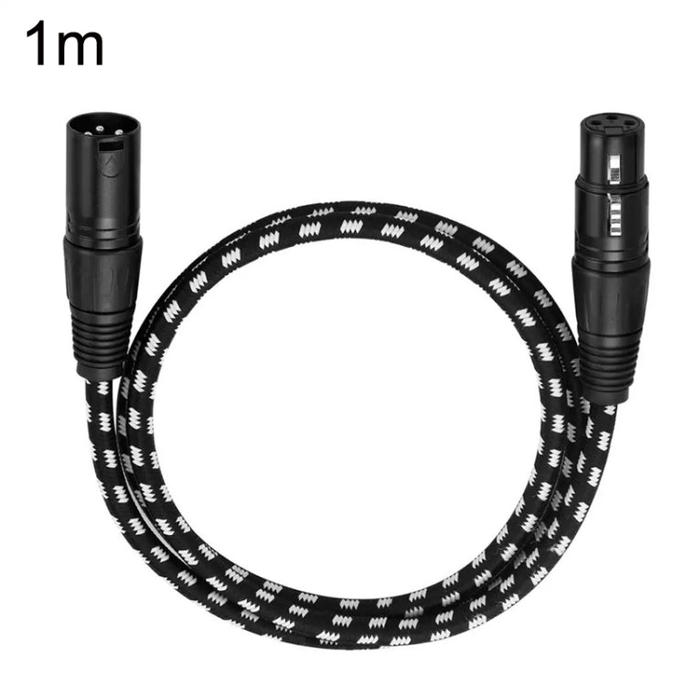 Male To Female Canon Line Audio Cable Microphone Power Amplifier XLR Cable, KN006 1m, KN006 3m